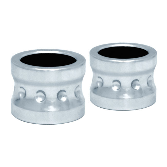 Covingtons, aluminum front axle spacer set. Chrome Axle Spacers Covingtons