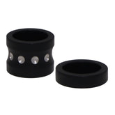 Covingtons, aluminum front axle spacer set. Black Axle Spacers Covingtons
