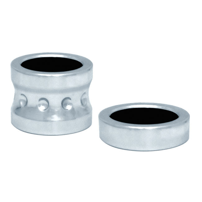Covingtons, aluminum front axle spacer set. Chrome Axle Spacers Covingtons