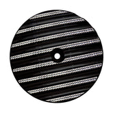 Covingtons, finned air cleaner cover insert. Plain, diamond Covingtons