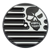 Covingtons, finned air cleaner cover insert. Skull Air Cleaner Cover Covingtons