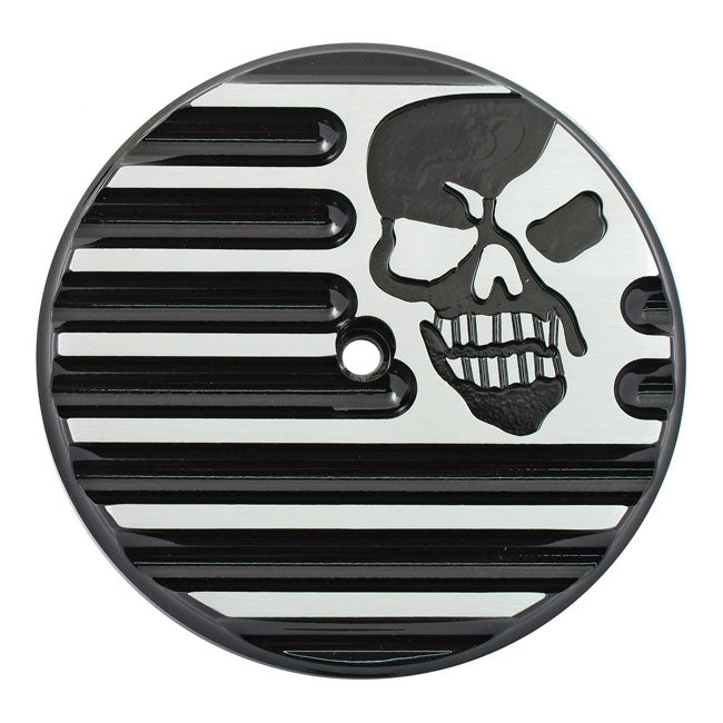 Covingtons, finned air cleaner cover insert. Skull Air Cleaner Cover Covingtons