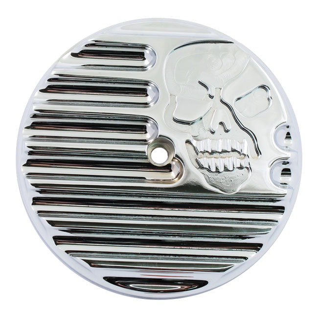 Covingtons, finned air cleaner cover insert. Skull Air Cleaner Cover Covingtons