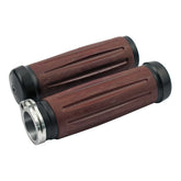 Riverside, Bakeliter Retro Handlebar Grip Set. Black Grips Riverside Custom