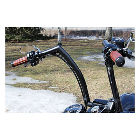 Riverside, Bakeliter Retro Handlebar Grip Set. Black Grips Riverside Custom