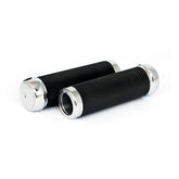 Riverside Knurled Billet Aluminum Grips Black Grips Riverside Custom