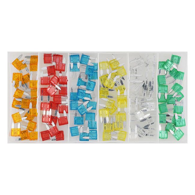 Sonic, Mini Fuse Assortment Box. 120 Piece Fuses And Fuse Holders Sonic