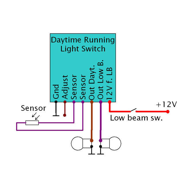 Axel Joost Elektronik, Daytime Running Light Switch Switches Elektronikbox