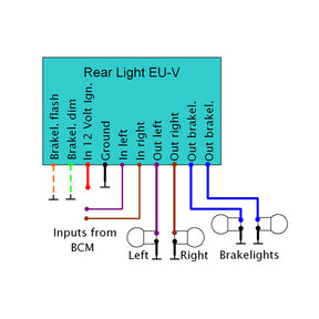 Axel Joost Elektronik, Rear Light Eu V Conversion Module Taillights Misc Elektronikbox