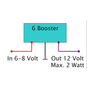 Axel Joost Elektronik, 6 Booster. 6 V To 12 V Converter Elektronikbox