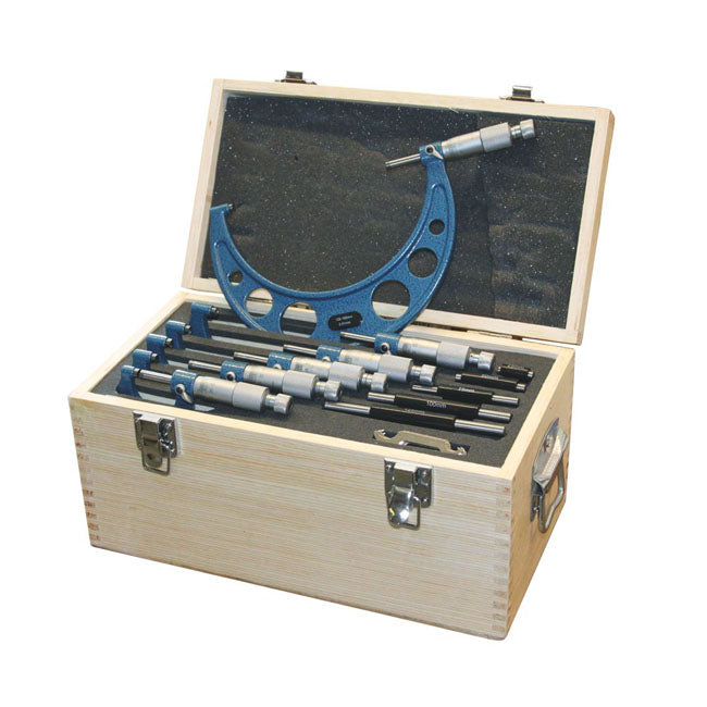 Mib, Outside Micrometer Set, Din 863. 0 100mm Workshop Misc Mib