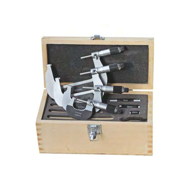 Mib, Outside Micrometer Set, Din 863. 0 100mm Workshop Misc Mib