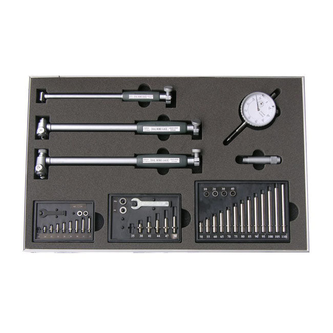 Mib, Dial Bore Gauge Set. 18 160mm Workshop Misc Mib