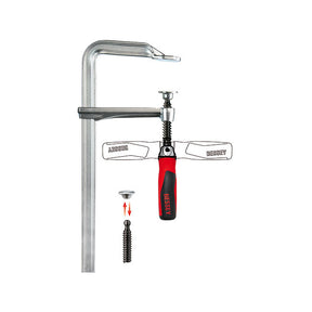 Bessey, Steel Gz Screw Clamps With 90deg Foldable Handle Workshop Misc Bessey