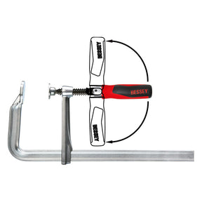 Bessey, Steel Gz Screw Clamps With 90deg Foldable Handle Workshop Misc Bessey