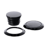 Pop Up Gas Cap, Left & Right Set. Black Gas Cap Mcs
