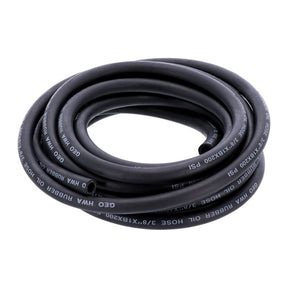 Mcs, Black Neoprene Oil Line Hose, 9.5mm (3/8") Fuel Line Mcs