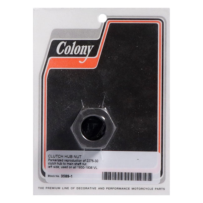 Colony, Clutch Hub Nut Clutch Hub Nuts Colony