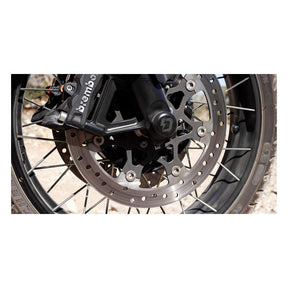 Dynojet Harley Axle Slider Front Black Pan America Wheel Axle Slider Kits Dynojet