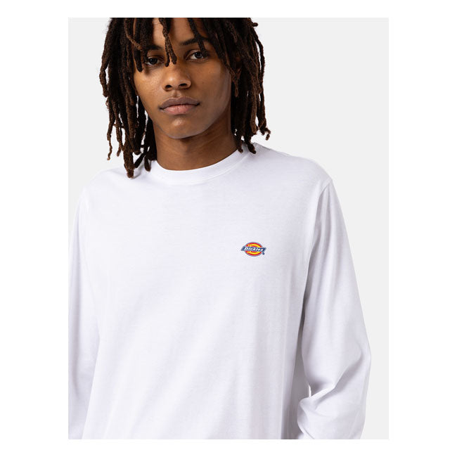 Mapleton Longsleeve, White T-Shirt Dickies