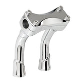 Biltwell Murdock Handlebar Risers, Chrome - 6" Risers Biltwell