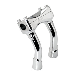 Biltwell Murdock Handlebar Risers, Chrome - 6" Risers Biltwell