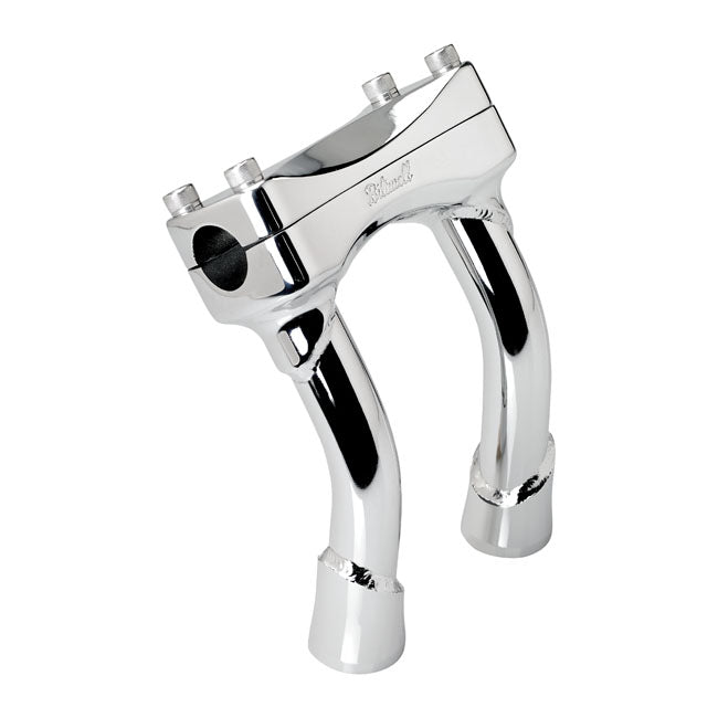 Biltwell Murdock Handlebar Risers, Chrome - 6" Risers Biltwell