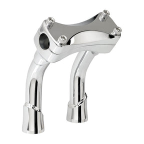 Biltwell Murdock Handlebar Risers, Chrome - 6" Risers Biltwell