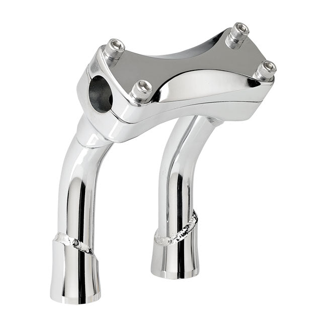 Biltwell Murdock Handlebar Risers, Chrome - 6" Risers Biltwell