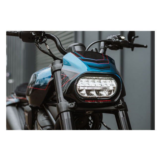 Killer Custom, ''Street Warrior'' Headlamp Fairing Mask Headlamp Mask Kits Killer Custom
