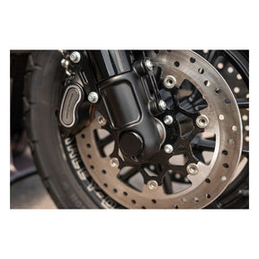 Killer Custom, Front Axle Cover Set. Gloss Black Axle Covers Killer Custom