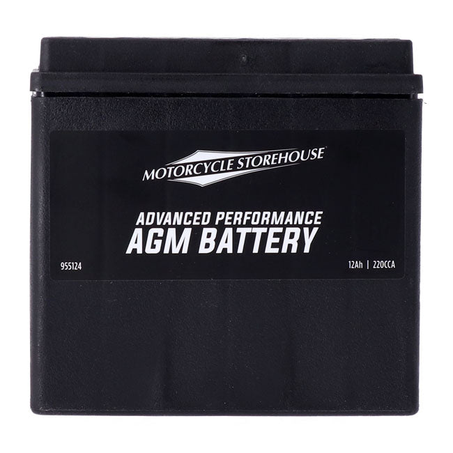 Mcs, Advance Series Agm Sealed Battery. 12v, 12ah, 220cca Batteries Mcs
