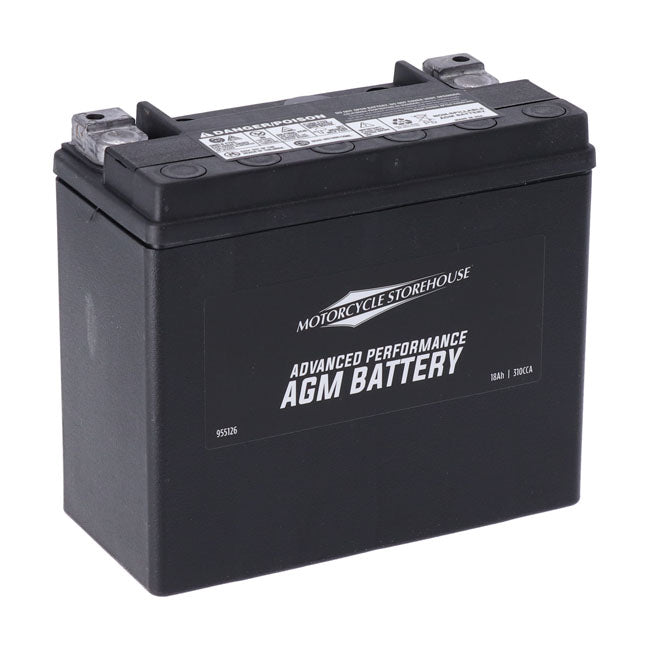 Mcs, Advance Series Agm Sealed Battery. 12v, 18ah, 310cca Batteries Mcs