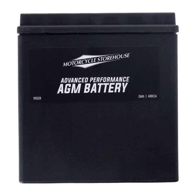 Mcs, Advance Series Agm Sealed Battery. 12v, 26ah, 400cca Batteries Mcs