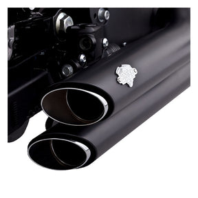 Vance & Hines Shortshots Staggered Exhaust, Black - 14-22 Sportster Full Exhaust System Vance & Hines