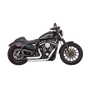 Vance & Hines Shortshots Staggered Exhaust, Chrome - 14-22 Sportster Full Exhaust System Vance & Hines