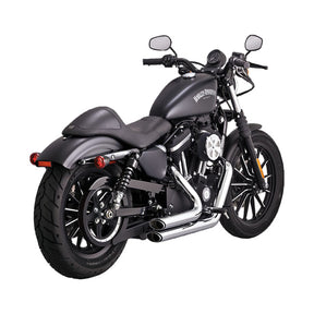 Vance & Hines Shortshots Staggered Exhaust, Chrome - 14-22 Sportster Full Exhaust System Vance & Hines