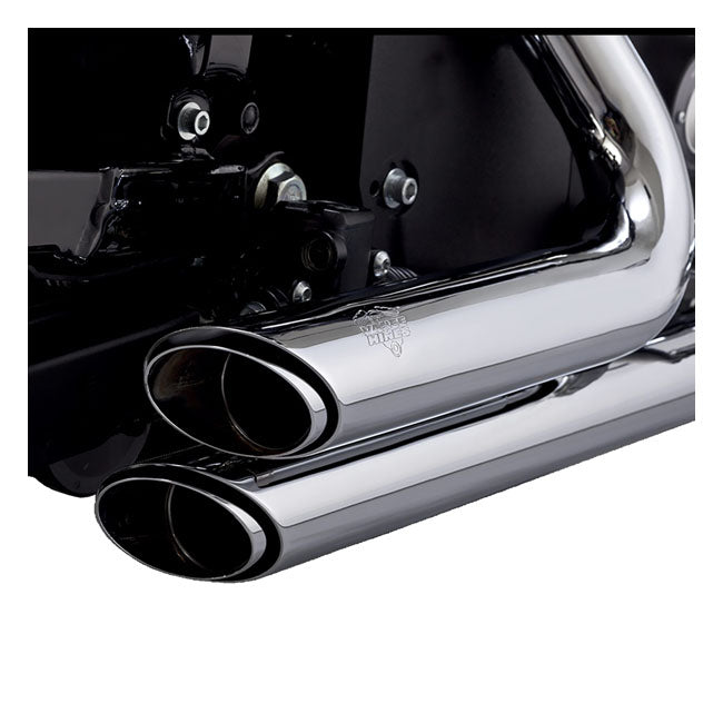 Vance & Hines Shortshots Staggered Exhaust, Chrome - 14-22 Sportster Full Exhaust System Vance & Hines