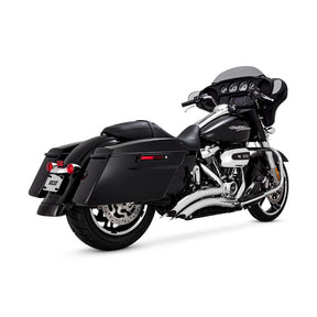 Vance & Hines Big Radius Exhaust, Chrome - 17+ Touring Full Exhaust System Vance & Hines