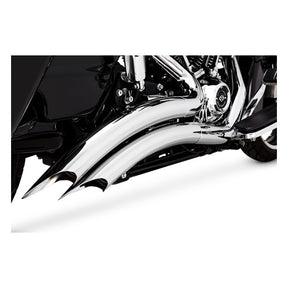 Vance & Hines Big Radius Exhaust, Chrome - 17+ Touring Full Exhaust System Vance & Hines