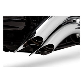 Vance & Hines Big Radius Exhaust, Chrome - 17+ Touring Full Exhaust System Vance & Hines