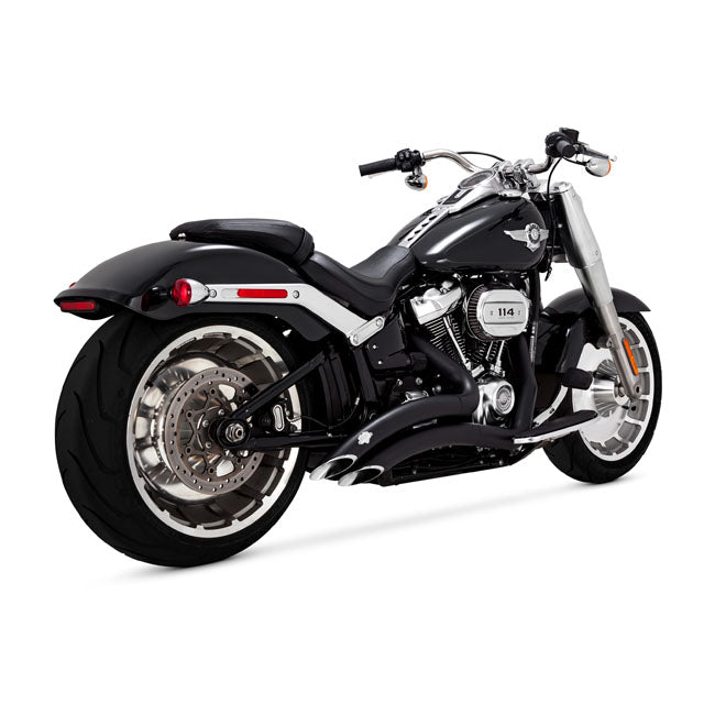 Vance & Hines Big Radius Exhaust, Black - 18+ Softail (Fat Boy/Breakout) Full Exhaust System Vance & Hines