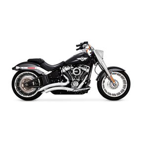 Vance & Hines Big Radius Exhaust, Chrome - 18+ Softail (Fat Boy/Breakout) Full Exhaust System Vance & Hines