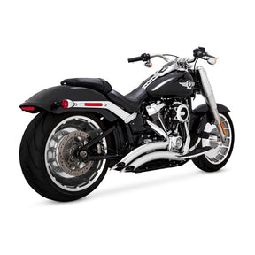 Vance & Hines Big Radius Exhaust, Chrome - 18+ Softail (Fat Boy/Breakout) Full Exhaust System Vance & Hines
