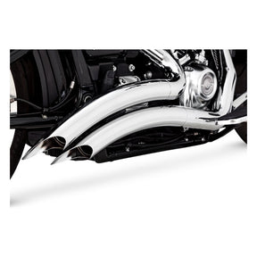 Vance & Hines Big Radius Exhaust, Chrome - 18+ Softail (Fat Boy/Breakout) Full Exhaust System Vance & Hines