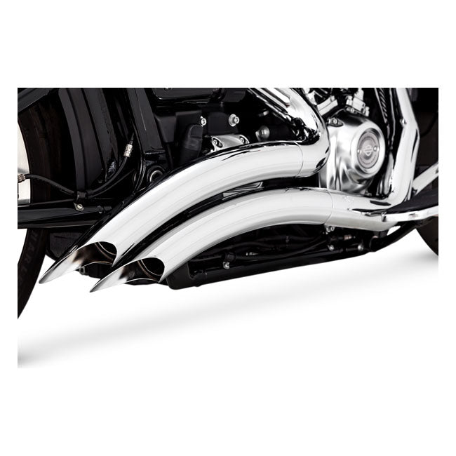 Vance & Hines Big Radius Exhaust, Chrome - 18+ Softail (Fat Boy/Breakout) Full Exhaust System Vance & Hines