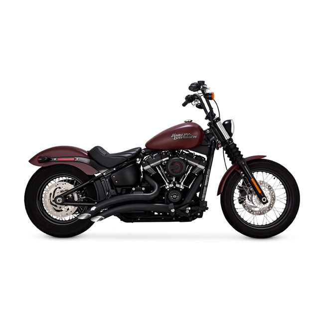 Vance & Hines Big Radius Exhaust, Black - 18+ Softail (Street bob/Heritage) Full Exhaust System Vance & Hines