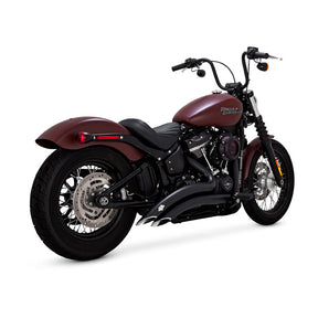 Vance & Hines Big Radius Exhaust, Black - 18+ Softail (Street bob/Heritage) Full Exhaust System Vance & Hines