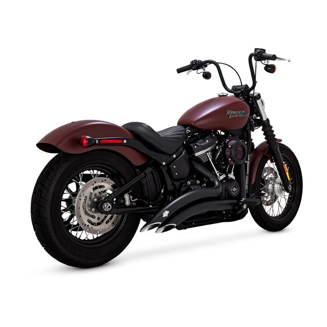 Vance & Hines Big Radius Exhaust, Black - 18+ Softail (Street bob/Heritage) Full Exhaust System Vance & Hines
