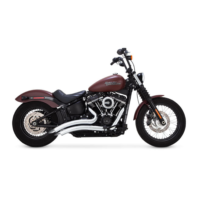 Vance & Hines Big Radius Exhaust, Chrome - 18+ Softail (Street bob/Heritage) Full Exhaust System Vance & Hines